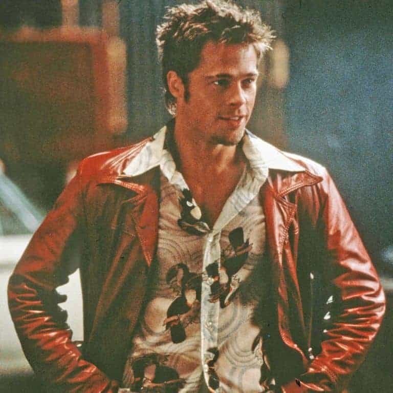 Brad-Pitts-Tyler-Durden-Fight-Club-Mayhem-Red-Leather-Jacket