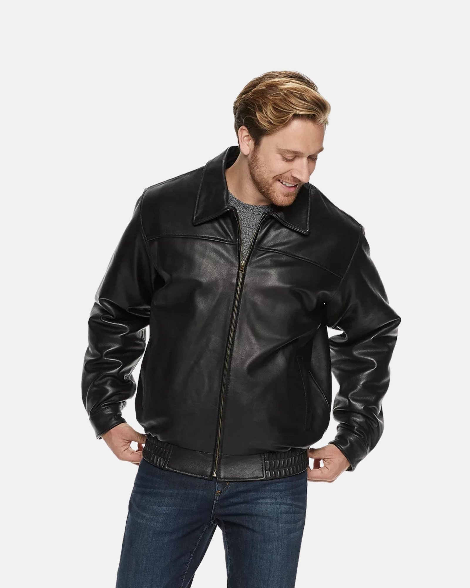 Lambskin Bomber Leather Jacket