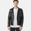 American Men Biker Leather Jacket (1)
