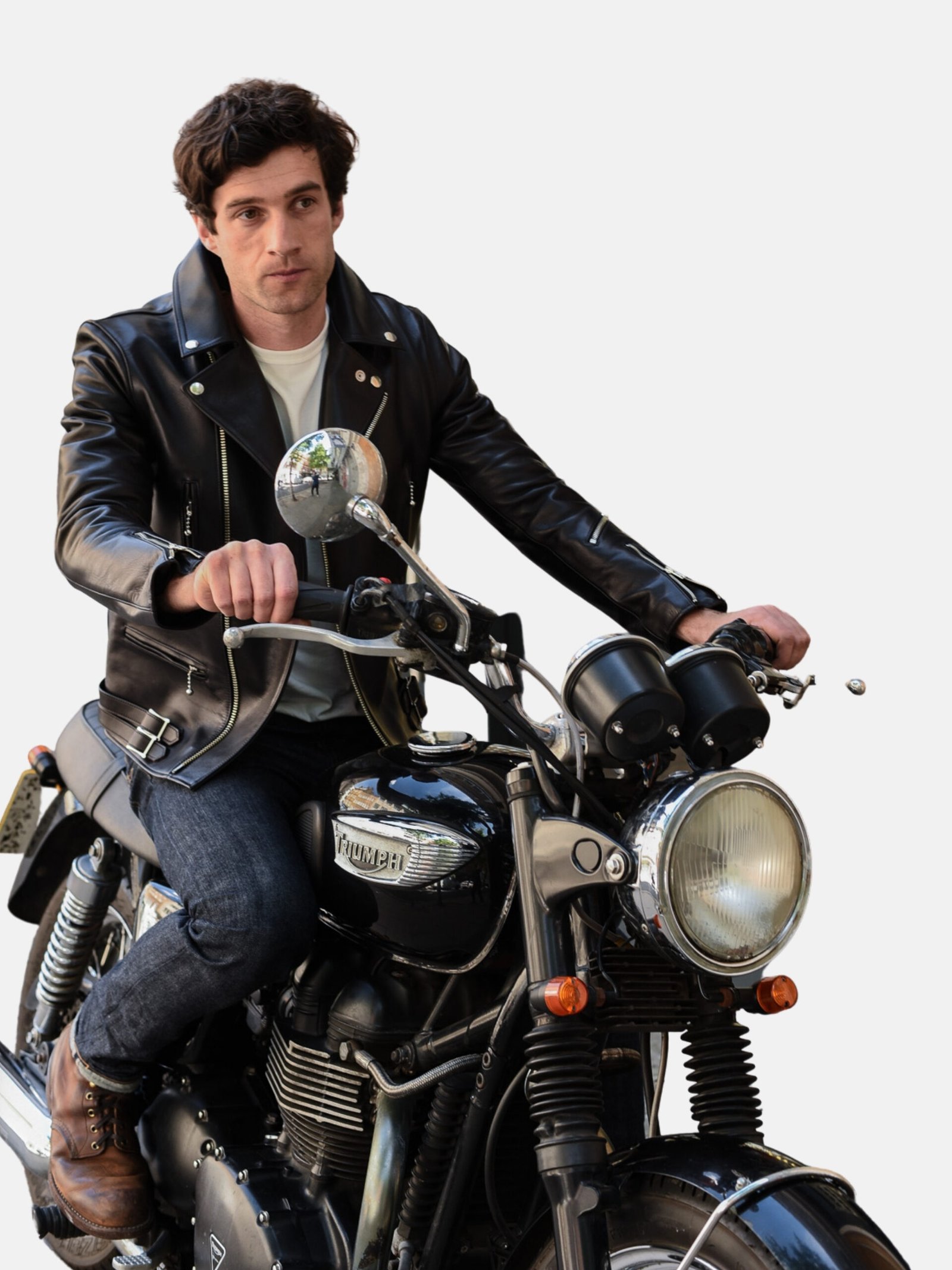 Black Rider Leather Jacket 1
