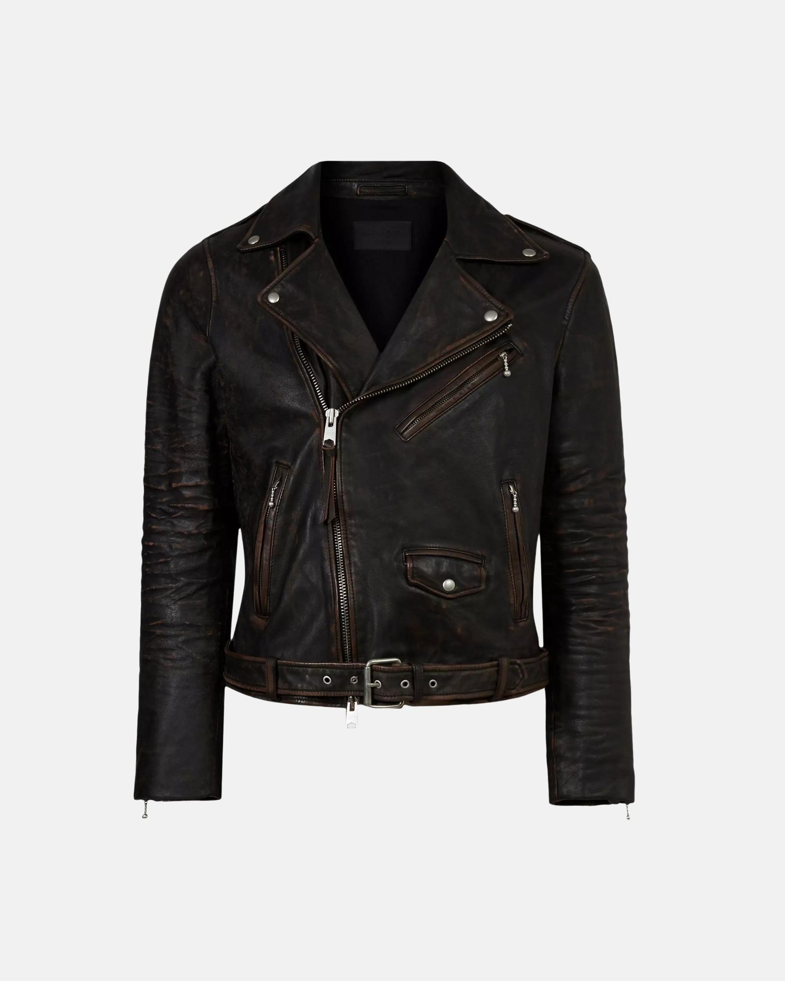 Brown Line Biker Jacket (4)