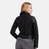Emma D-Black Women’s Caferacer Jacket 2