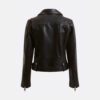 Emma D-Black Women’s Caferacer Jacket 4
