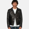 Glodline Double Rider Leather Jacket 3