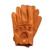 Genuine Leather Driver Glove Brown-