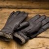 Goatskin Winter Leather Gloves