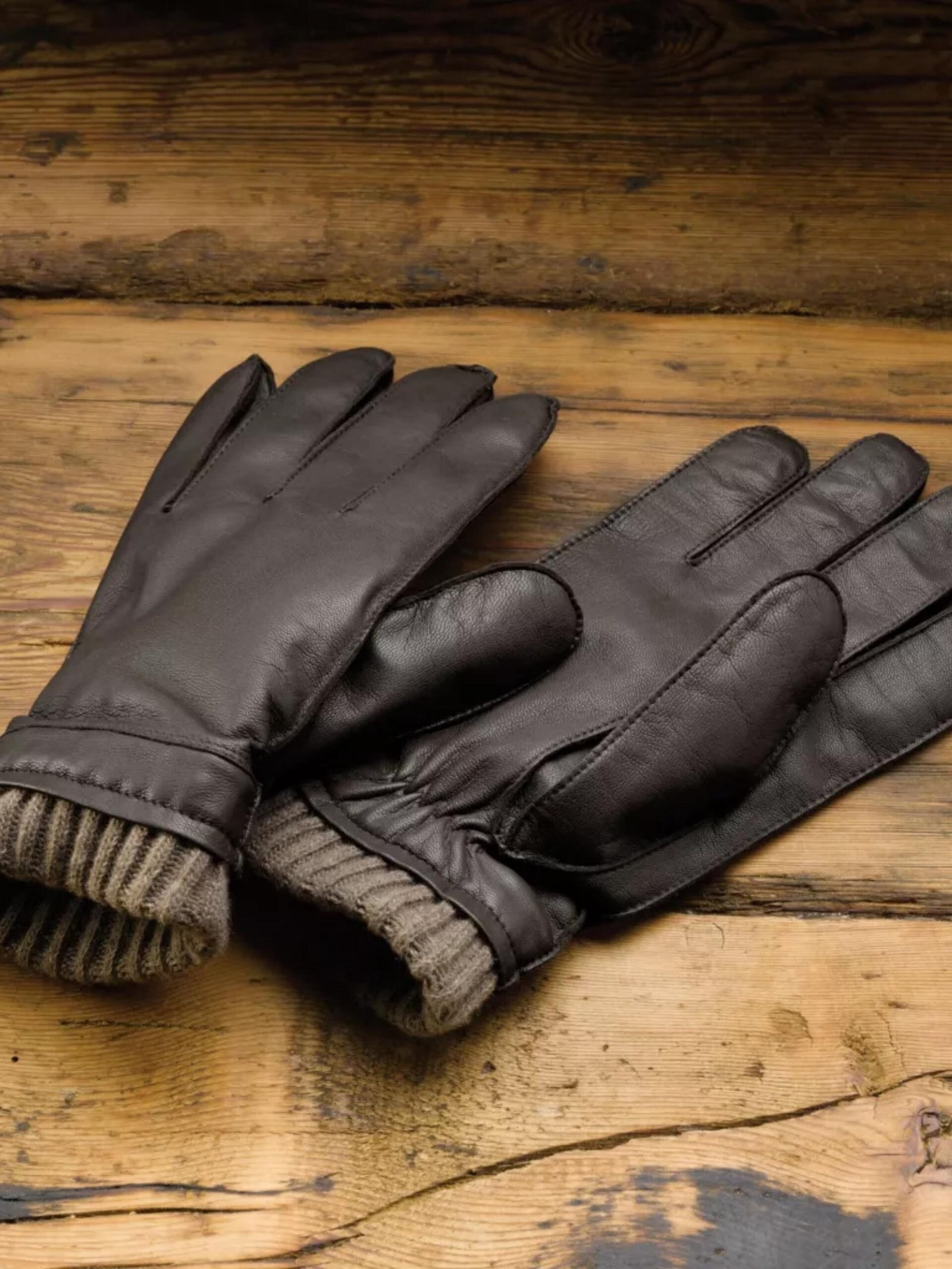 Goatskin Winter Leather Gloves