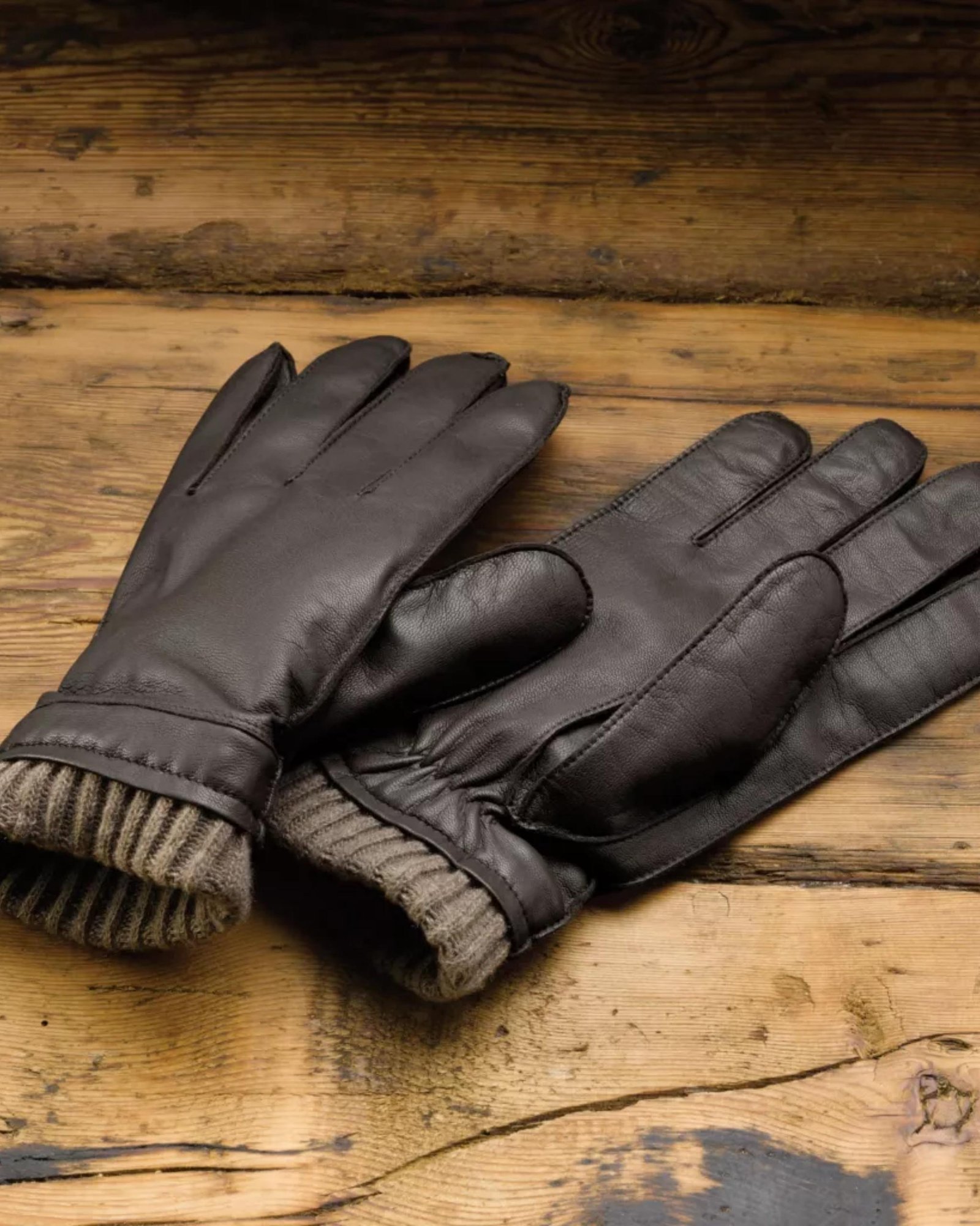 Goatskin Winter Leather Gloves