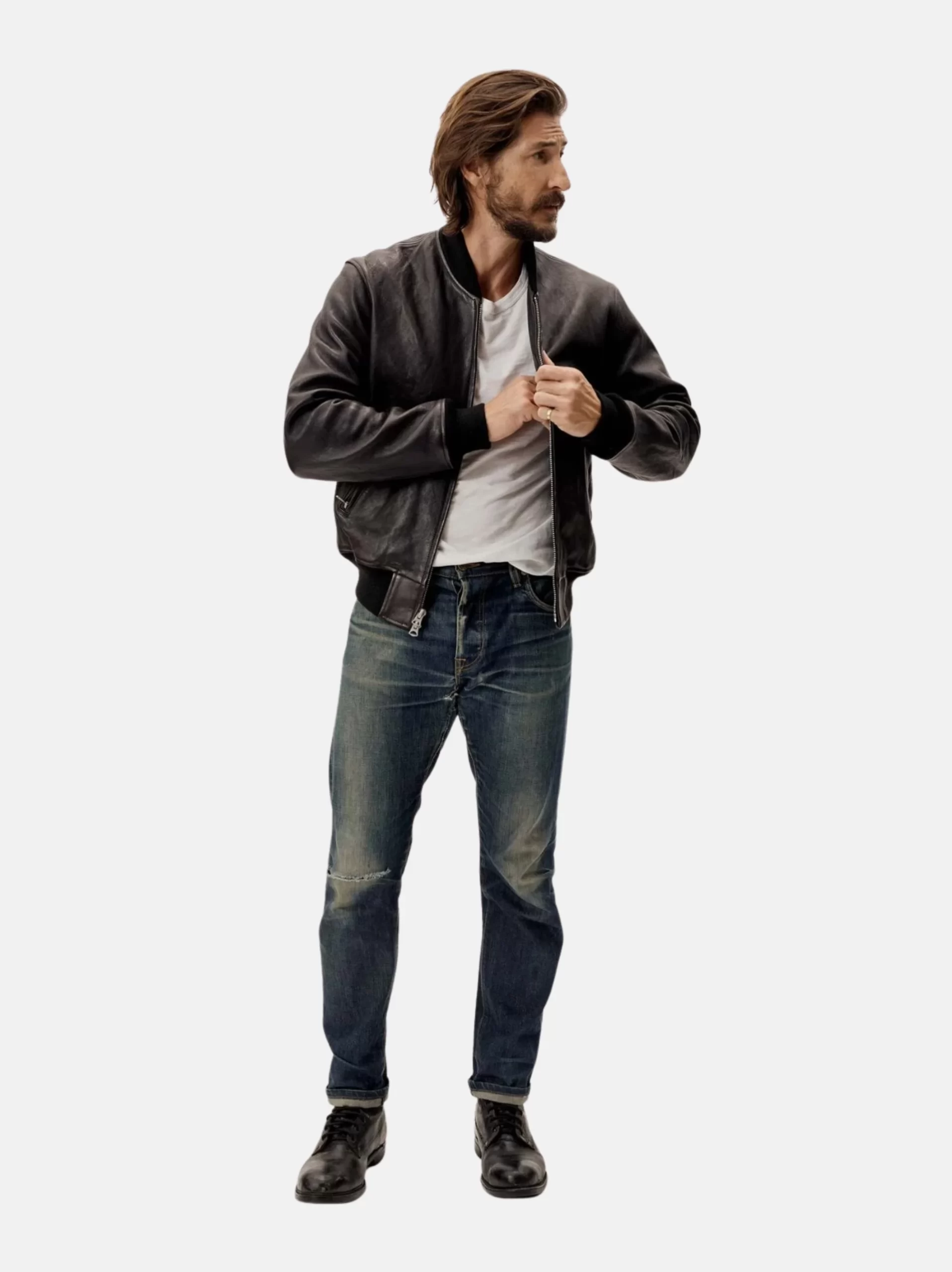 Hand-Cut Bomber Jacket