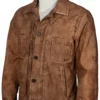 Kayce Dutton Waxed Cotton Jacket Yellowstone - LeatherMoto (2)