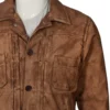 Kayce Dutton Waxed Cotton Jacket Yellowstone - LeatherMoto (4)