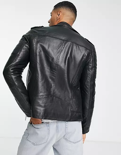 Leather Biker Jacket For Men _ LeatherMOTO