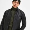Men's Cafe Racer Jacket | Leather Moto