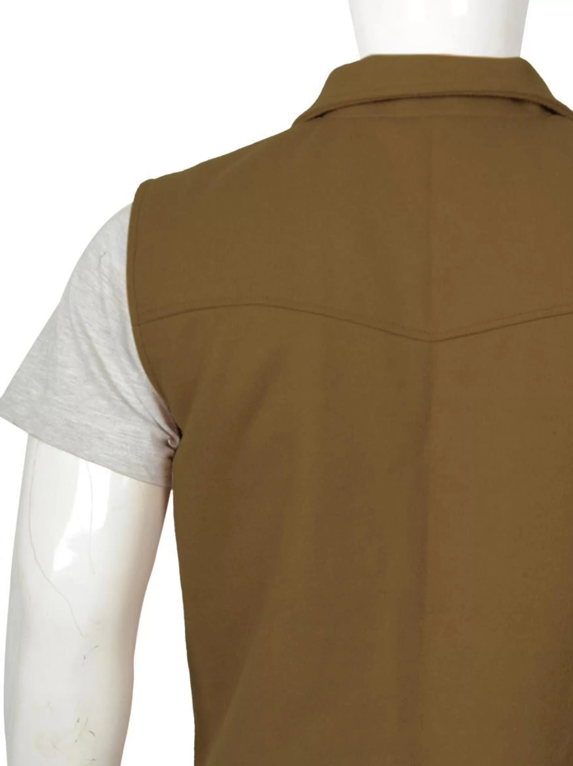 Yellowstone John Dutton Wool Vest - Leather Moto