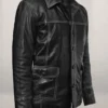 Fight Club Original Black Leather Jacket The Cafe Racer Jacket
