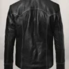 Fight Club Original Black Leather Jacket The Cafe Racer Jacket