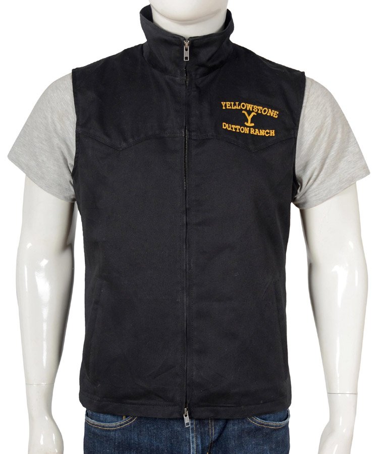 john-dutton-Yellowstone-ranch-Black-vest