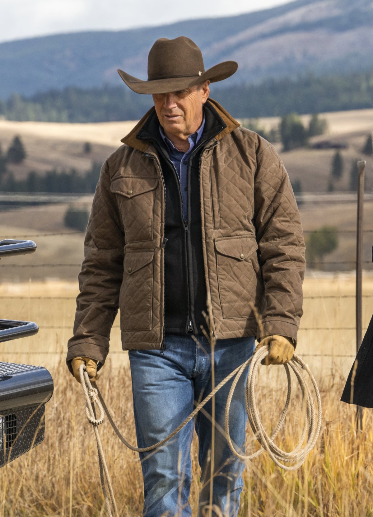 Kevin Costner Yellowstone John Dutton Vintage Style Cotton Jacket