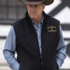 kevin-costner-john-dutton-black-cotton-vest-yellowstone-outfits