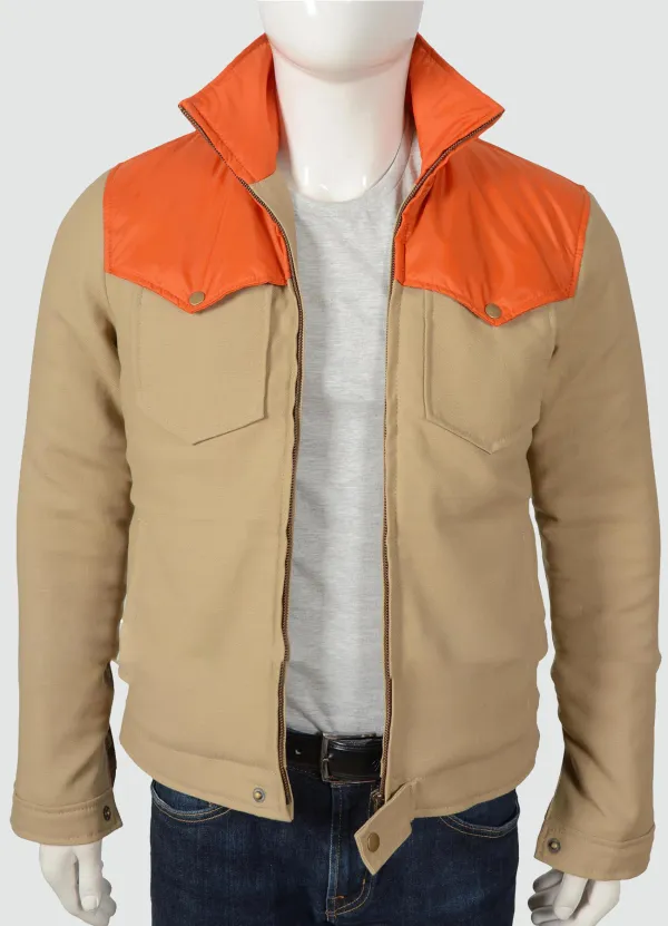 kevin costner yellowstone-john-dutton-cotton jacket Leather moto-