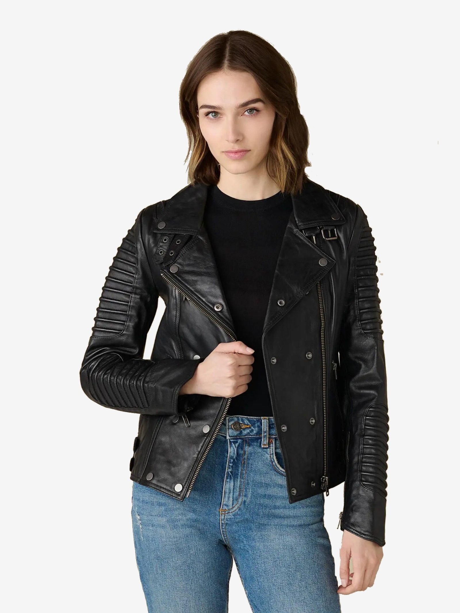 Black-Quilted-Women-Biker-Leather-Jacket
