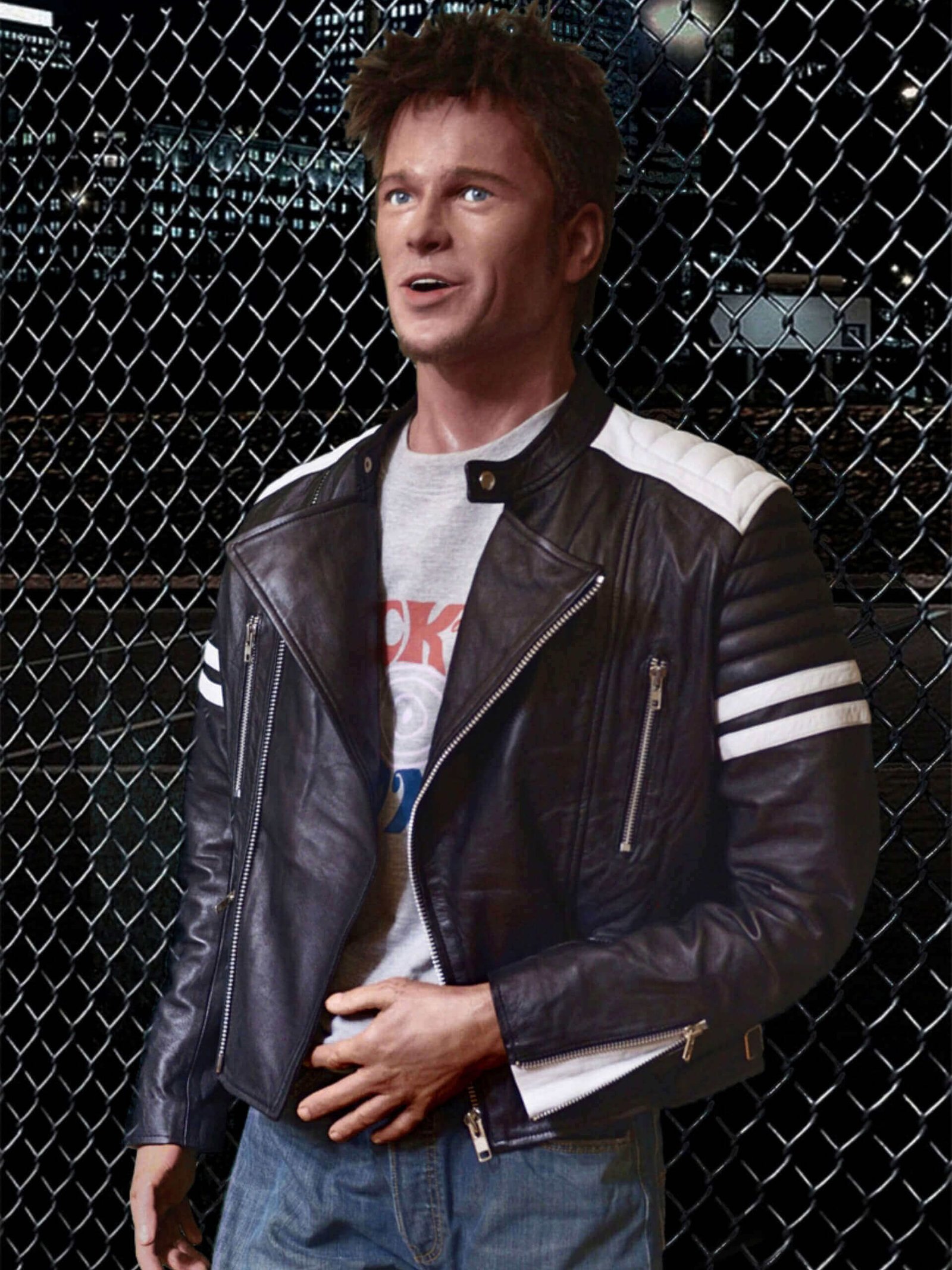 Buy Men's Fight Club Blue Varsity Jacket Online