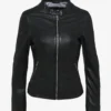 Khole-Womens-Black-Leather-Racer-Jacket