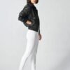 New Women Leather Trucker Jacket