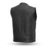Men-Black-Leather-Moto-Vest