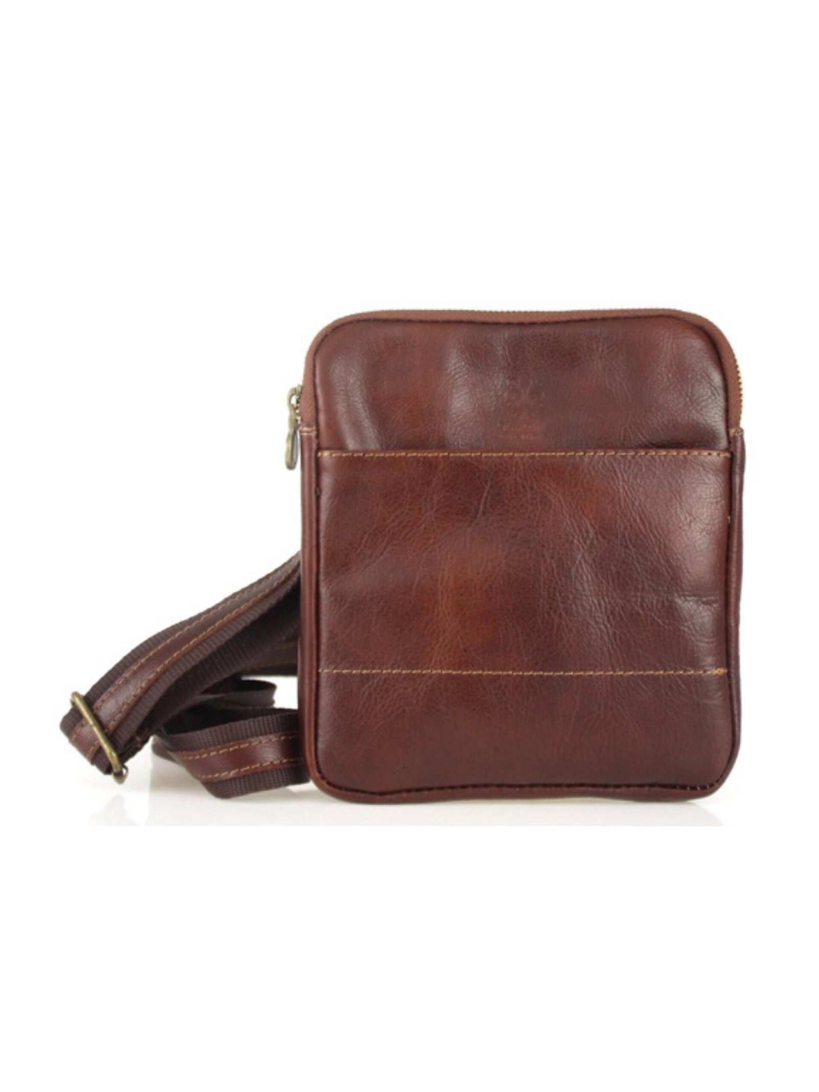 Real Leather Brown Bag