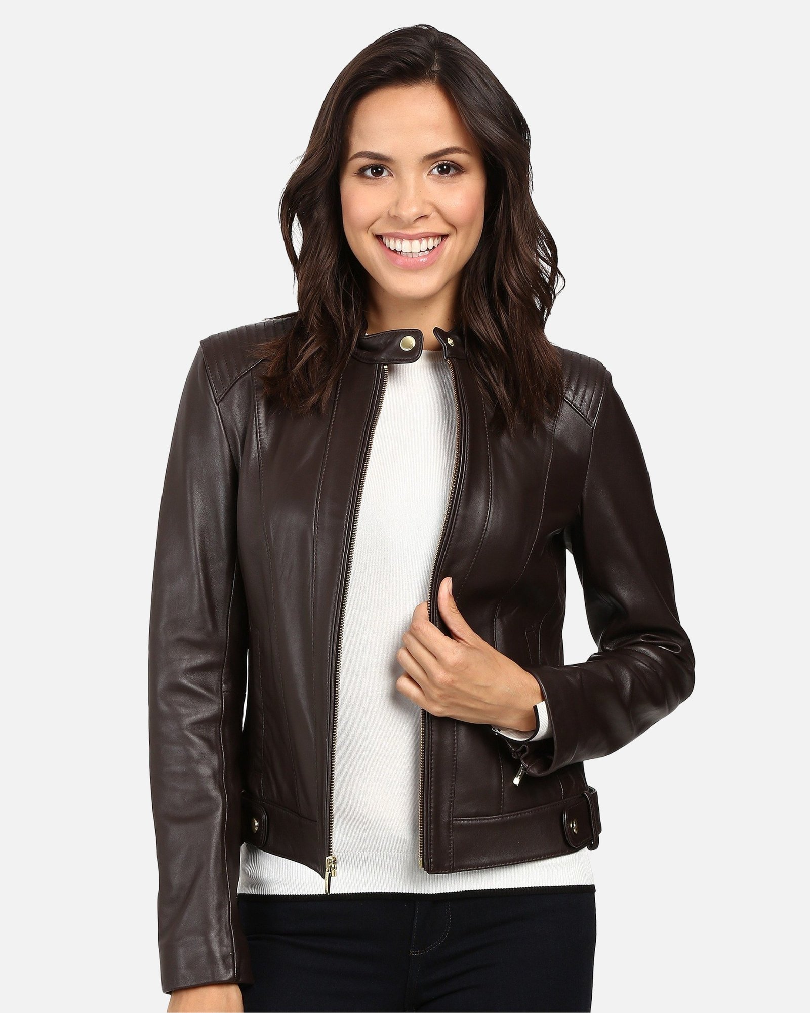 Women-Black-Leather-Racer-Jacket