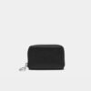 Zip-Around Handcrafted Wallet Black For Women