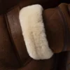 Bomber Brown B3 Sheepskin Leather Jacket Women’s - Leather Moto