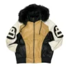 Robert Phillipe 8 Ball Jacket With Fur Hood
