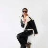 AVIATOR WOMEN LEATHER JACKET