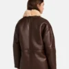 Women’s Brown Sheepskin Leather Jacket-leather-moto