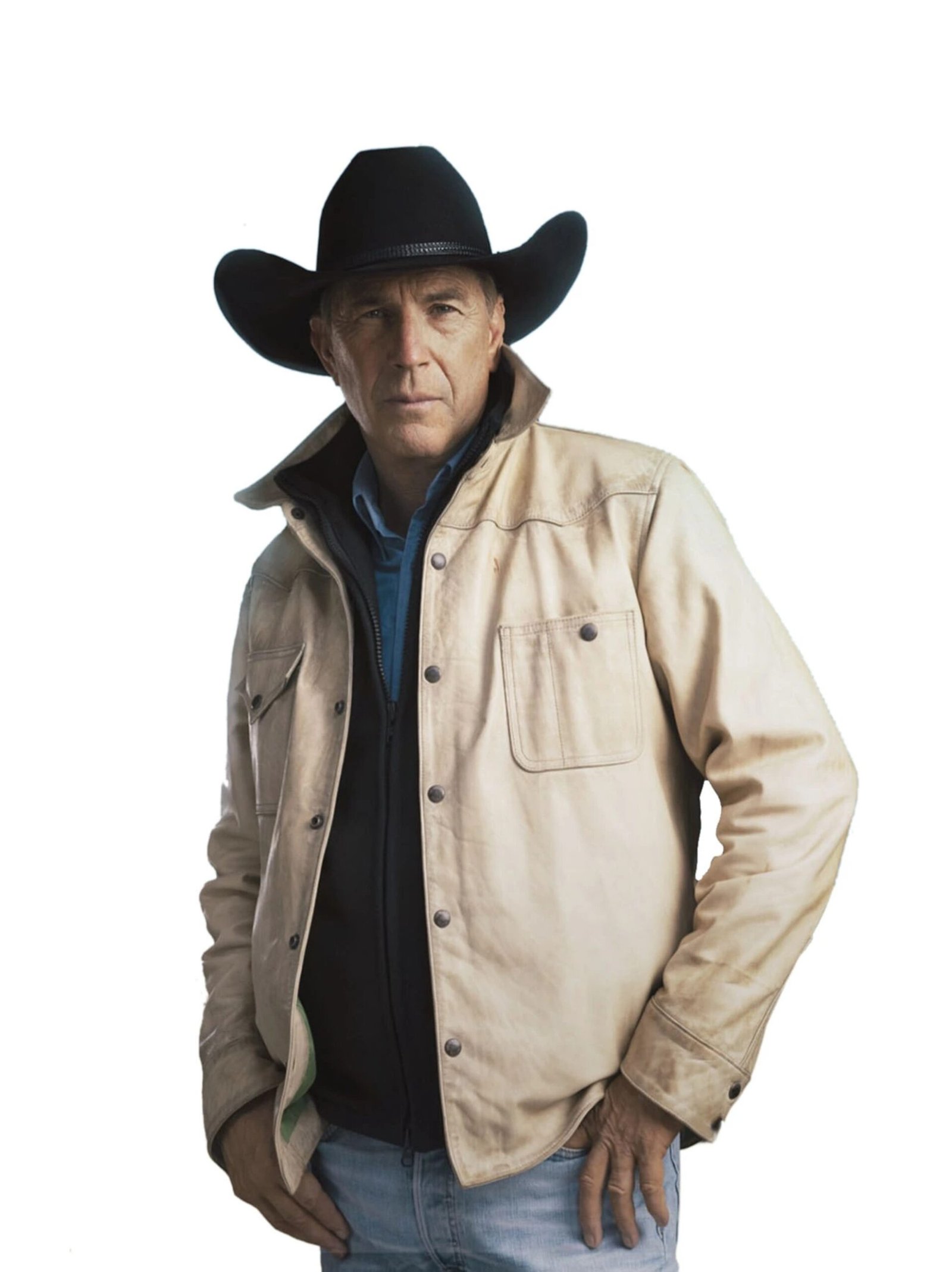 Yellowstone Season 5 John Dutton White Jacket