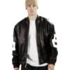 David Puddy Black Seinfeld 8 Ball Jacket