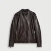 Cafe Racer Leather Jacket - LeatherMoto