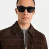 Dark Brown Moto Biker leather jacket - leathermoto
