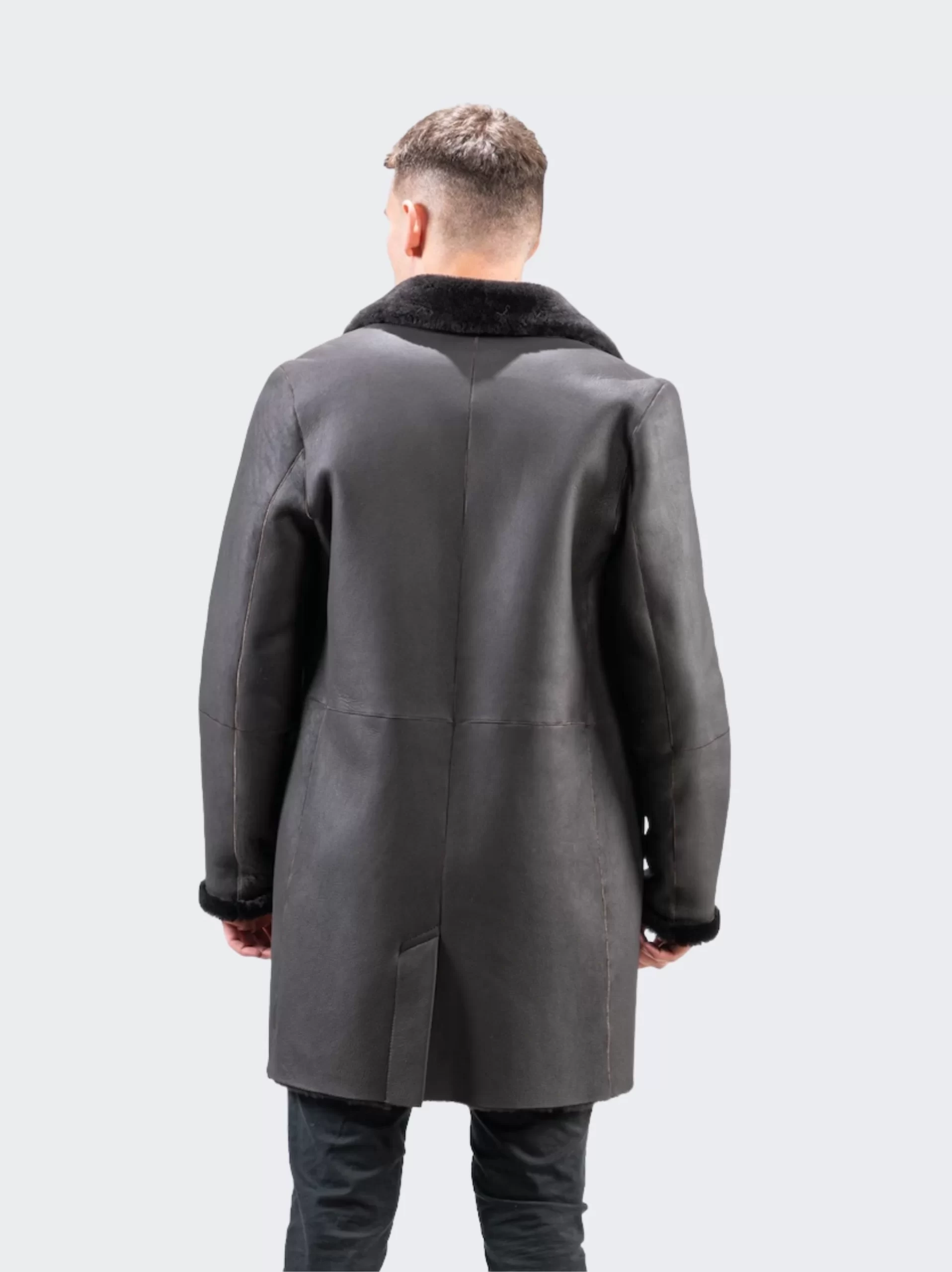 Long Down Coat - For Men's By Leathermoto.com