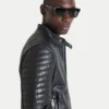 Men's Leather biker Jacket Cafe Racer Style - LeatherMoto