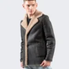 Shearling Luxe Leather Jacket For Men - LeatherMoto.com