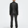 Women Black Genuine Leather Blazer by LeatherMoto