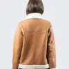 Women's Classic Shearling Leather Jacket - LeatherMoto