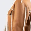Women's Shearling-Lined Leather Jacket - Leathermoto