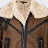 b3 bomber aviator shearling leather jacket for Men - leathermoto.com