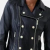 Classic Cruiser Leather Jacket For Women (1)