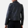 Classic Cruiser Leather Jacket For Women (3)