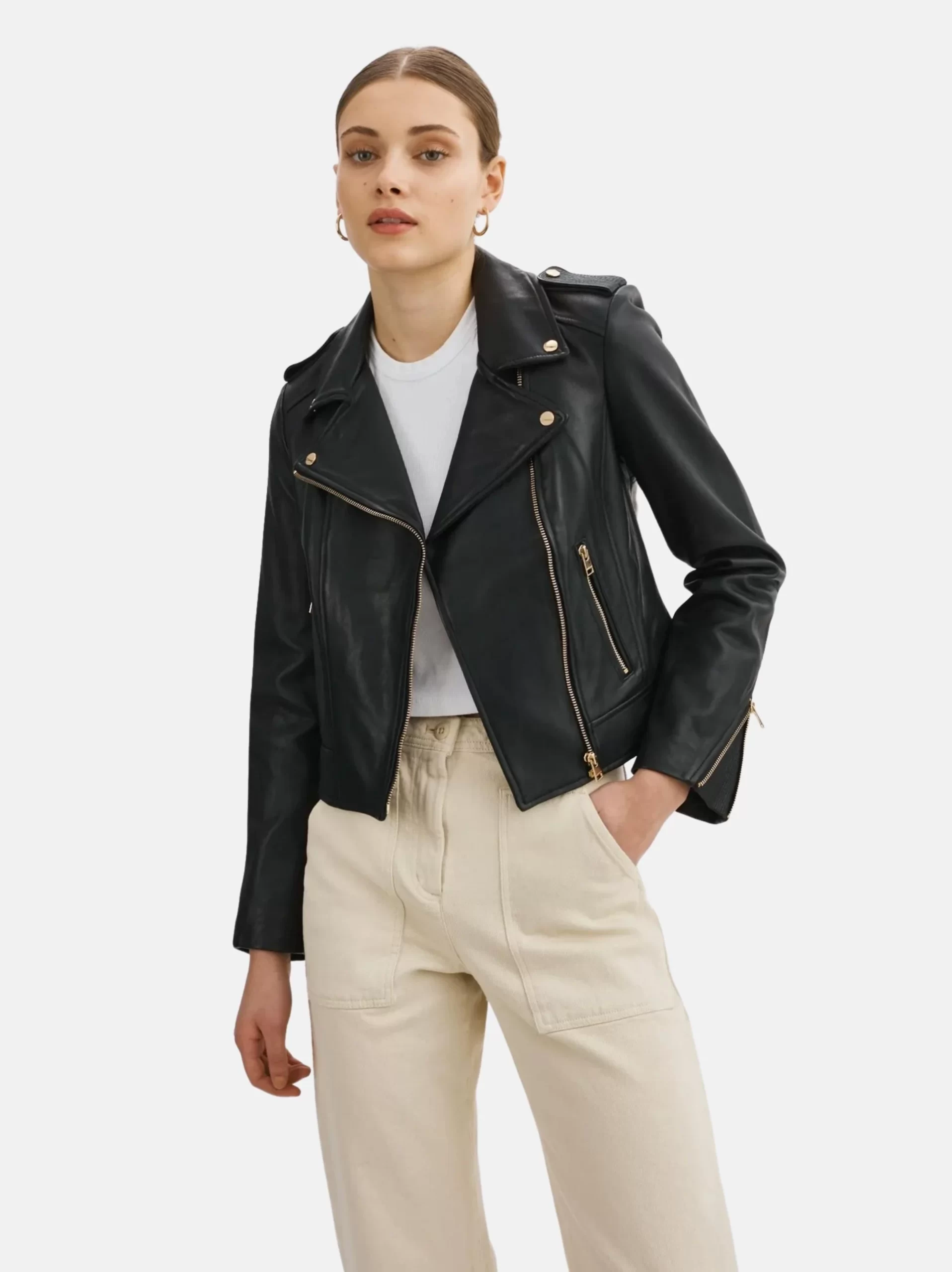 Jayne Classic Vienna Black Biker Leather Jacket By LeatherMoto (1)
